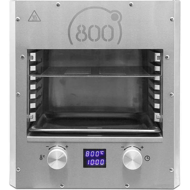 intergrill 800 Grad Oberhitze-Elektrogrill Pure XLc Digitalanzeige Indoor Küche Steakgrill Hochleistungsgrill 16kg Oberhitzegrill Profi Qualität – Bild 2