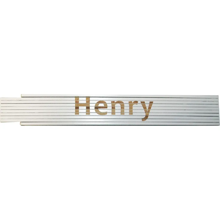 Zollstock Henry'' ''2 m, weiß''''