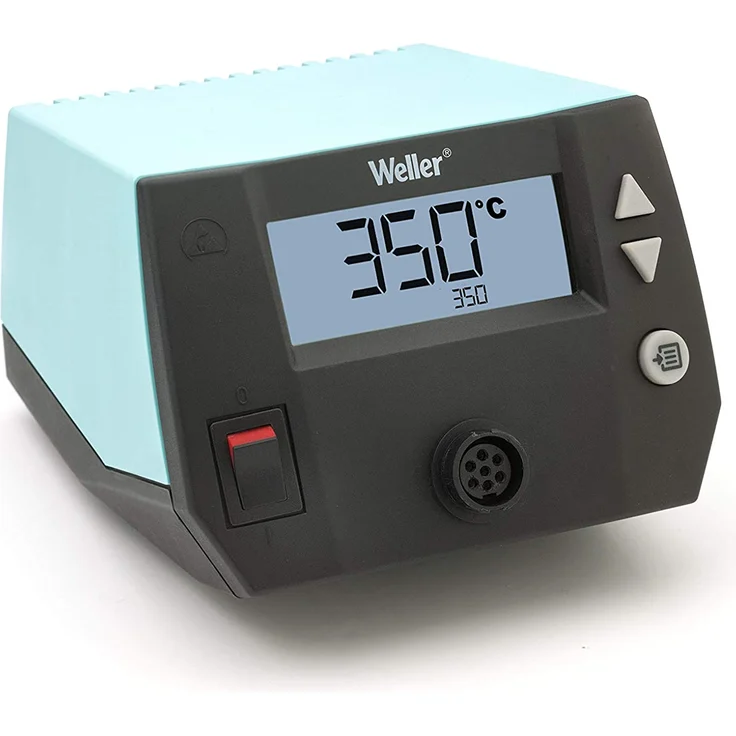 Weller Professional T0053298390 WE 1010 Education Kit T0053298399 70 W, 230 V Digital 1-Kanal-Lötstation mit 2 Lötspitzen, Seitenschneider und Lotdraht, Temperaturbereich 100°C - 450°C, Blau – Bild 4