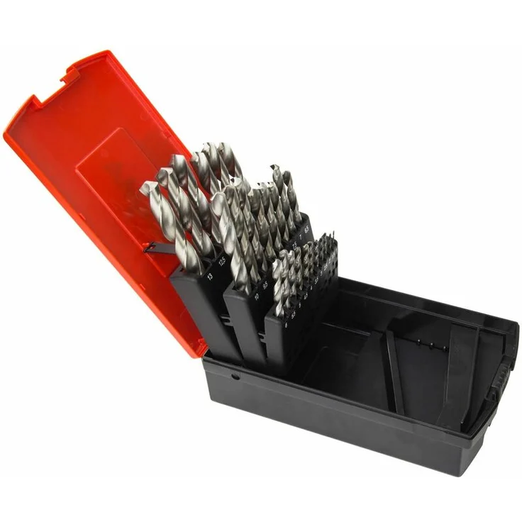 Dema - Spiralbohrerset Bohrersatz Metallbohrer Spiralbohrer Bohrer HSS 25 tlg. 1-13 mm