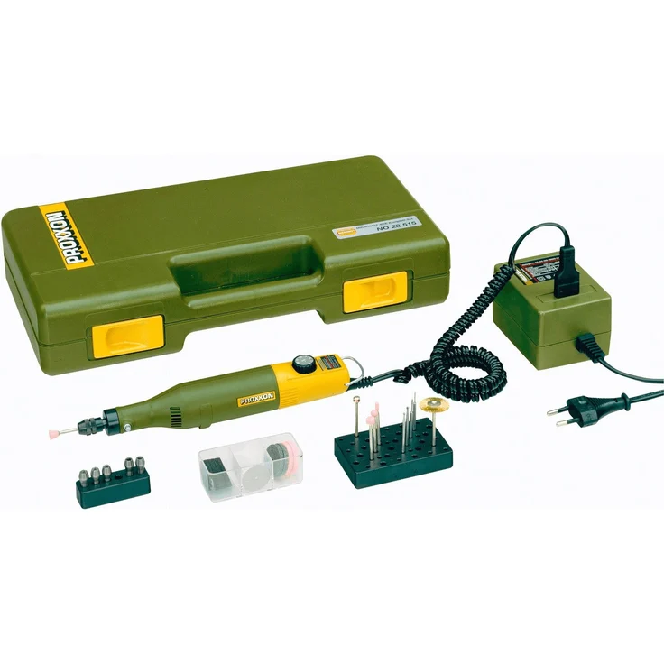 Proxxon 28515 Modellbauer- und Gravierset mit Bohr- und Fräsgerät MICROMOT 50-E 40 Watt 0,23 kg 230 V – Bild 8