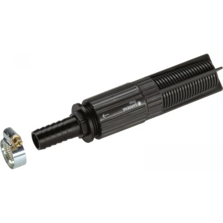 Gardena Saugfilter mit Rückflussstopp, 19 mm (3-4 Zoll): Effizienter Schlauchfilter zum Anschluss an den Saugschlauch, mit Schlauchklemme (1726-20) – Bild 1