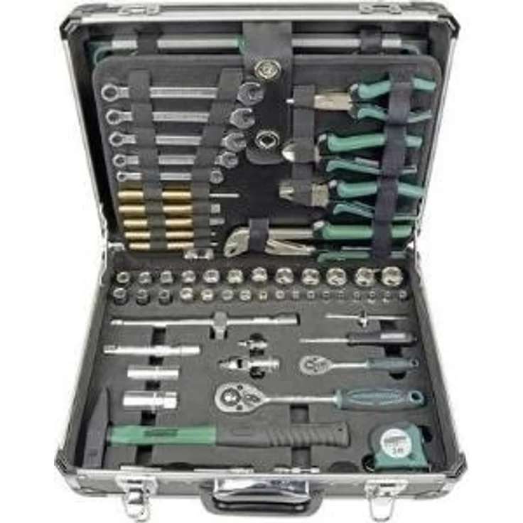 Brüder Mannesmann Heimwerker Werkzeugkoffer bestückt M29078 (L x B x H) 454 x 350 x 135 mm (M29078) – Bild 1