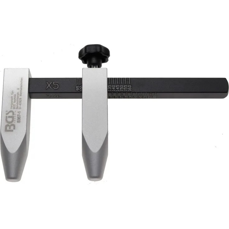 BGS 8367-1 | Lochkreis-Messschieber, Aluminium-Ausführung | Lochkreis-Messlehre | Lochkreismesser