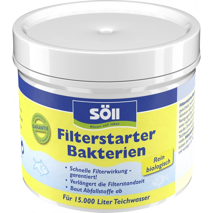 Söll 11602 FilterstarterBakterien - Aktivieren die Biologie im Teichfilter - 100 g – Bild 1