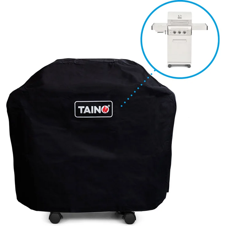 TAINO Abdeckhaube 2 Brenner PLATINUM BLACK – Bild 2