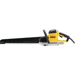 DeWalt 1.700 Watt Spezialsäge (Sägeblattlänge 430 mm, ideal für Schnitte in Porenbeton (Festigkeitsklassen zwei, vier und sechs) und für Gips, inkl. HM-Sägeblattsatz DT2975 und Inbus), DWE399