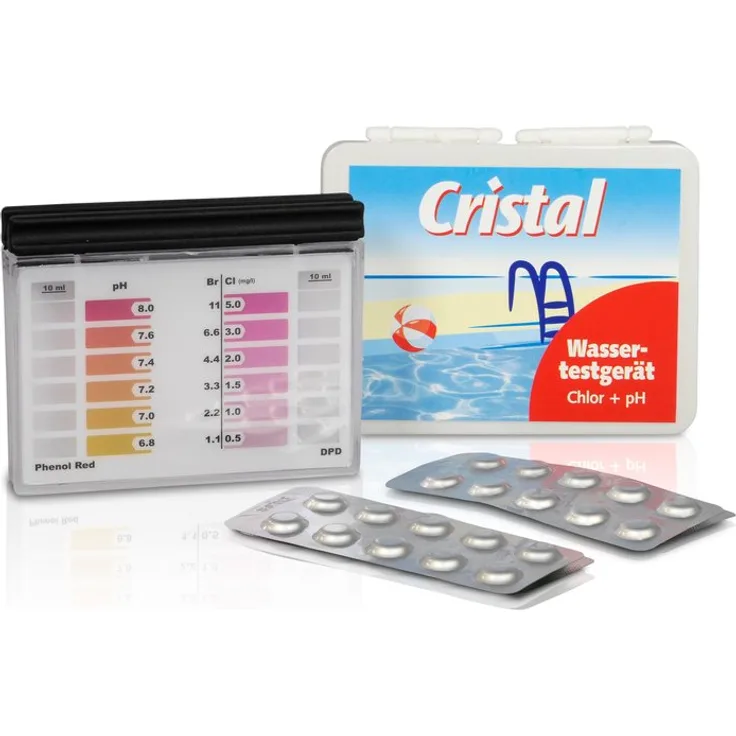 Cristal Wassertestgerät Chlor + pH-Wert
