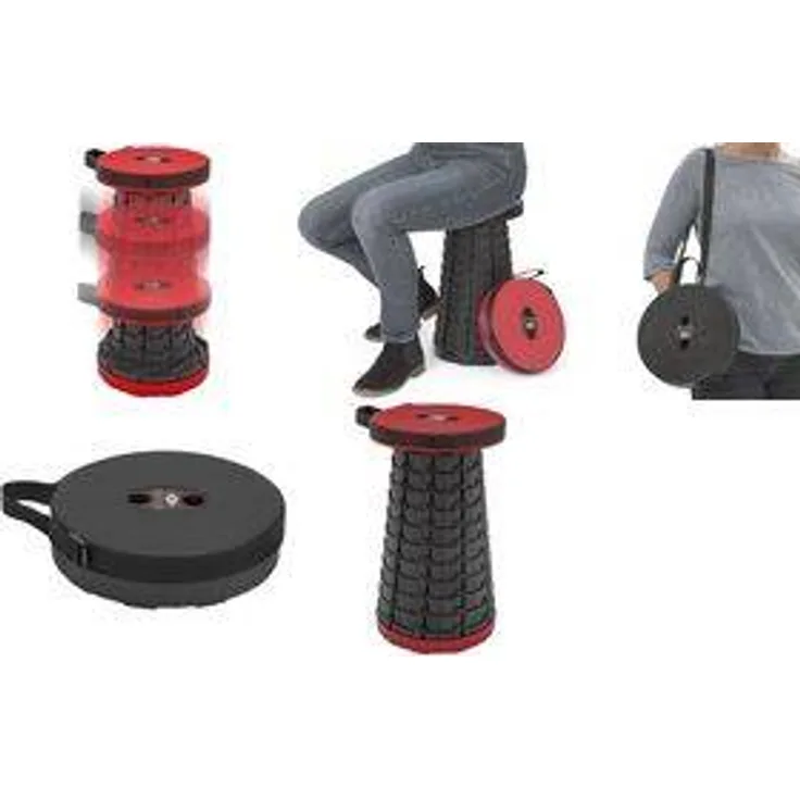 WEDO Teleskop-Hocker SITTOGO, aus Kunststoff, schwarz - Preisvergleich