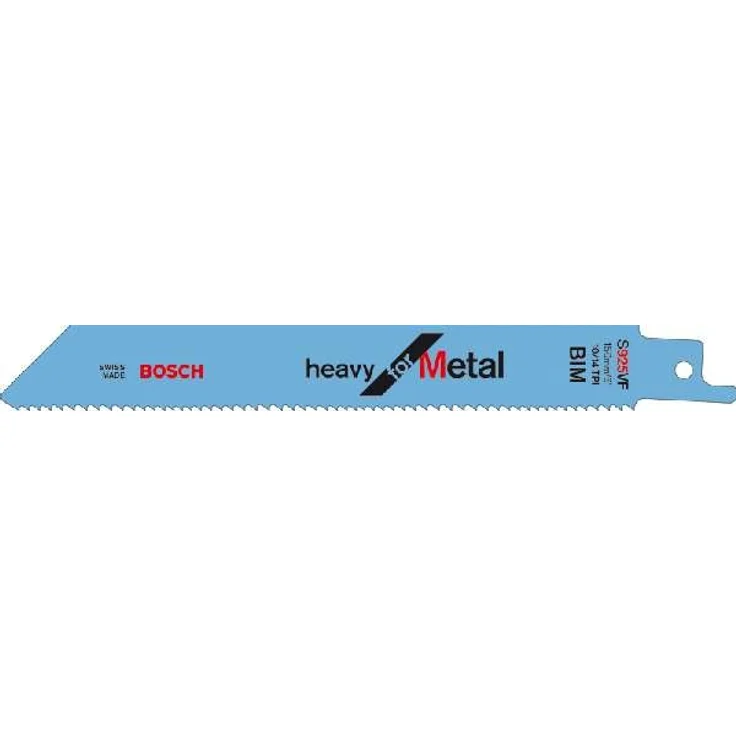 Bosch Professional Säbelsägeblatt S 925 VF Heavy for Metal (für Metall, 150 x 19 x 1,25 mm, Zubehör Säbelsäge) - Preisvergleich – Bild 1