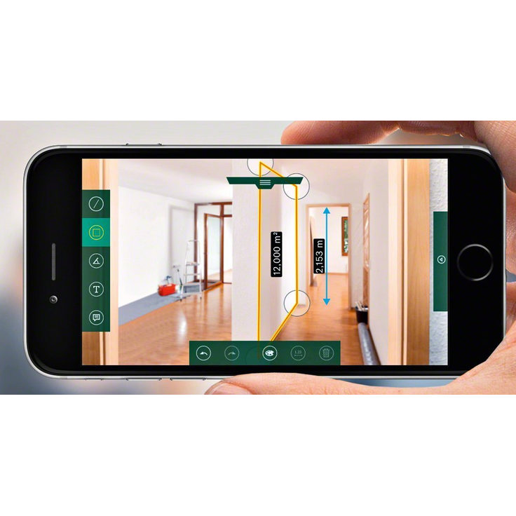 Bosch Entfernungsmesser PLR 30 C (mit App-Funktion, Messbereich: 0,05 30 m, Genauigkeit: ± 2 mm, im Karton) – Bild 3