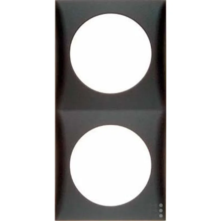Brunner Berker Integro Flow Rahmen 2-fach anthrazit matt lose
