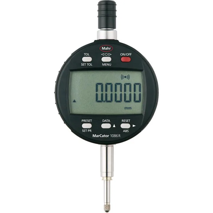 Mahr 4337625 Marcator 1086 RI Digital Indikator, 25 mm Messspannweite, 0,65-0,9 N Messkraft