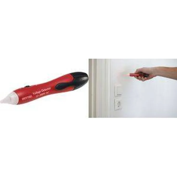 HEYTEC 5081428 SPANNUNGSPRÜFER, BERÜHRUNGSLOS 12-1000 VOLT, 1.5 V, rot