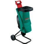 Bosch Häcksler AXT Rapid 2200 2200 Watt Materialdurchsatz 90 kg h max Schneidekapazität D 40 mm Leistung 2 200 W Häckselsystem Messer Materialstärke 4 cm Schnittgeschwindigkeit 3 650 U min Transporträder