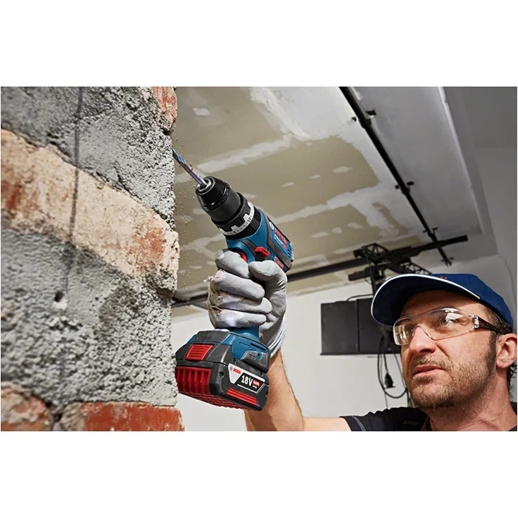 Bosch Professional 18V System Akku Schlagbohrschrauber GSB 18V-60 C (max. Drehmoment: 60 Nm,Bohr-Ø max.: Holz-Stahl-Mauerwerk 38-13-13 mm,Connect Ready, ohne Akkus und Ladegerät, im Karton) – Bild 3
