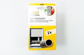 ANSCHLAGSTOPFEN Rolladenstopper 52002 40 mm lang grau