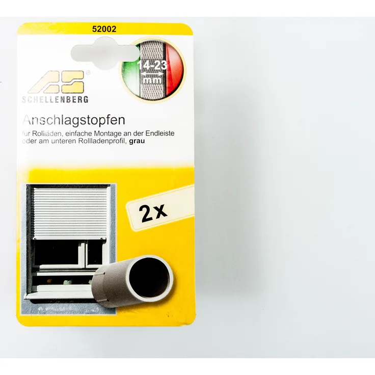ANSCHLAGSTOPFEN Rolladenstopper-Anschlagstopper 52002 40mm Lang Grau