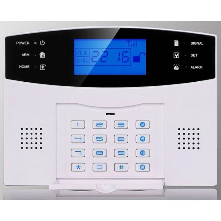 MKT M2B-4 GSM Funk Alarmanlagensystem Set aus 17 Teilen LCD Display