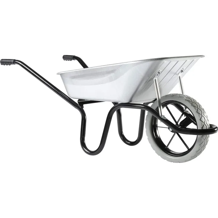 HAEMMERLIN Profi Schubkarre Bauschubkarre Schiebkarre 100l Aktiv Premium PU-Rad