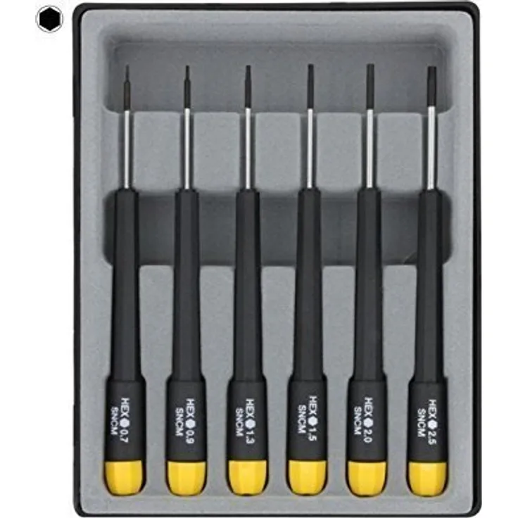 Donau Elektronik 280-63 6 Sechskantschlüssel 4,0-8,0 mm, Mehrfarbig, 4-8 mm