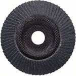 Bosch DIY Fächerschleifscheibe (für Winkelschleifer verschiedene Materialien, bombierte Ausführung, Ø 125 mm, Körnung 80)