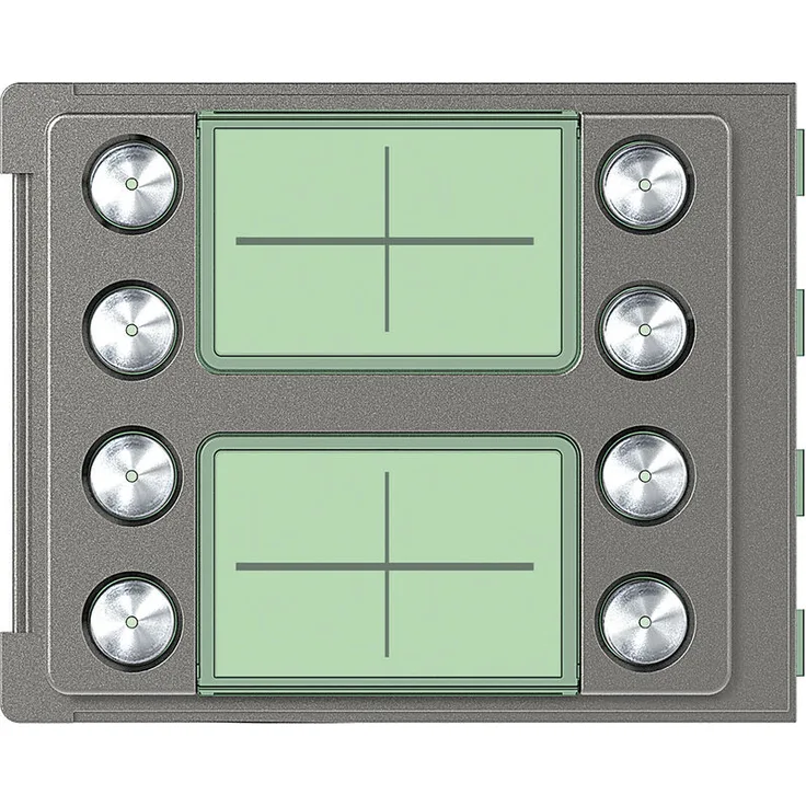 Frontblende für Ruftastenmodul 8RT 2-r. 352185 SFERA Robur