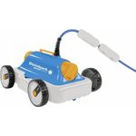 Steinbach Poolrunner S63, Poolroboter für Pools bis 18 m² Grundfläche, vollautomatisch, 9 m Kabellänge, 230 V Anschluss, Leistung ca. 12 m³/h, 061007