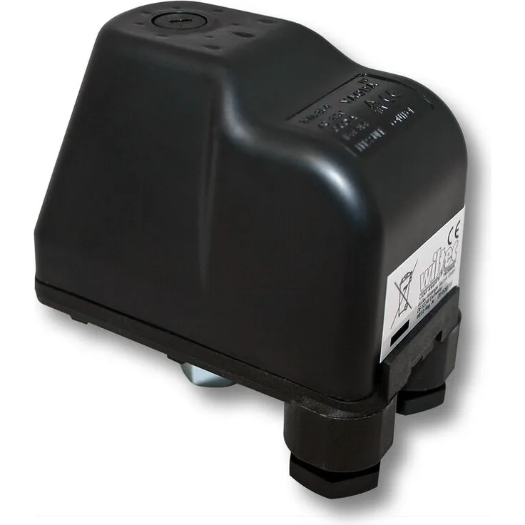 WilTec Druckschalter SK-9 230V 1-phasig Pumpensteuerung Druckwächter für Hauswasserwerk Brunnenpumpe