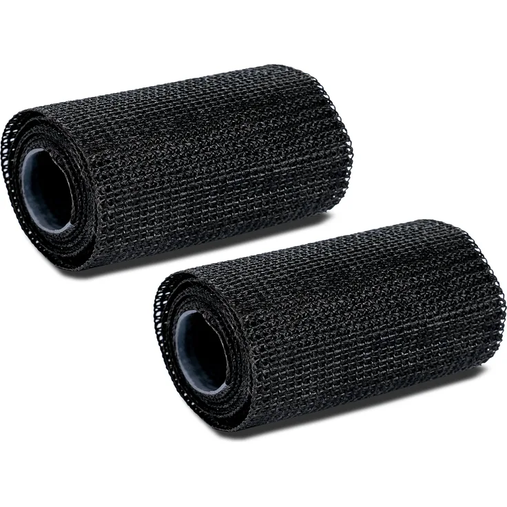 Poppstar 2x Reparaturband 10cm x 150cm lang, Gewebeband stärker als Klebeband - Panzertape Glasfasergewebe beschichtetes Polyurethan, Outdoor Band