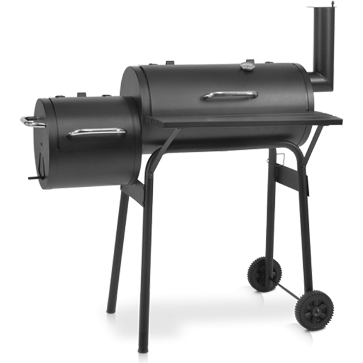 Hecht Holzkohlegrill Sentinel Minor Smoker, Grillfläche 54 x 30 cm
