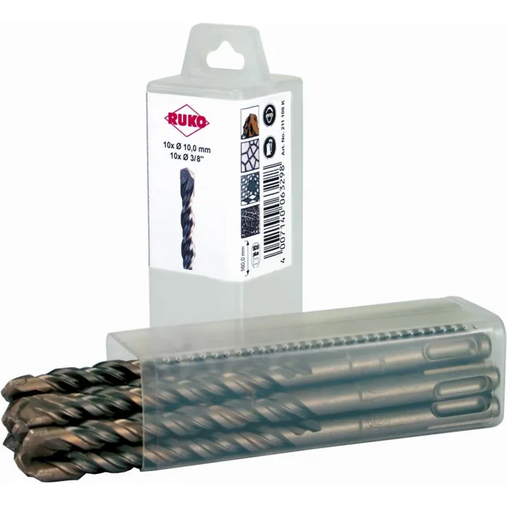 Ruko Hammerbohrer SDS 6 x 160 x 100 mm in Öko, 211061K