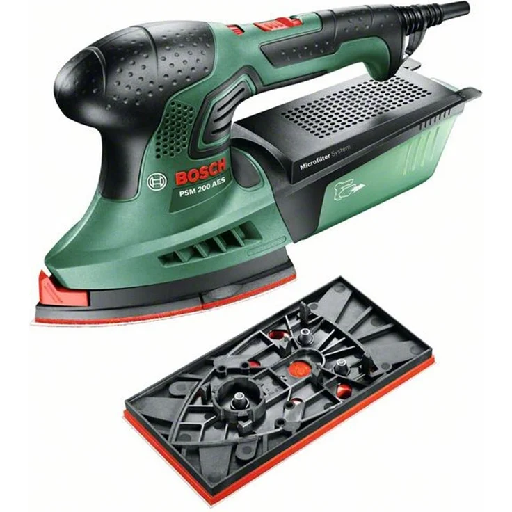 Bosch Multi Schleifmaschine PSM 200 AES (200 Watt, im Koffer) – Bild 2