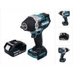 Makita DTW700T1 Akku Schlagschrauber 18 V 700 Nm 12 XPT Brushless + 1x Akku 5,0 Ah - ohne Ladegerät