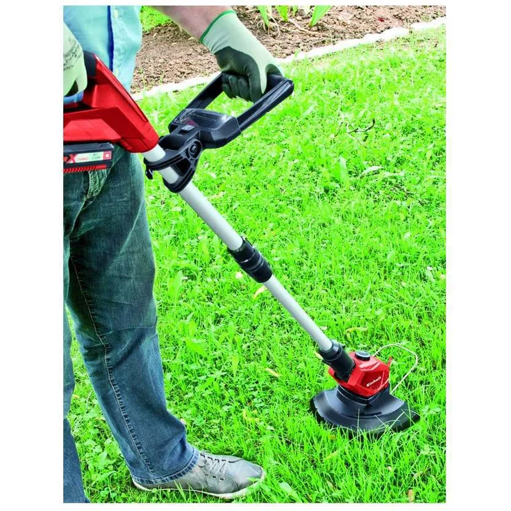 Einhell Akku-Rasentrimmer GE-CT 18 Li-Solo Power X-Change (Li-Ion, 18 V, 24 cm Schnittbreite, 8.500 U-min, dreh- und neigbarer Motorkopf, Flowerguard, ohne Akku und Ladegerät) – Bild 5