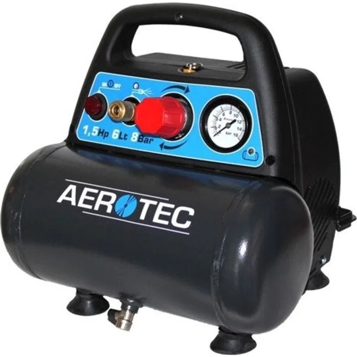 Aerotec 200664 Kompressor tragbar-ölfrei Airliner 6 8 bar-230 Volt, 230 V