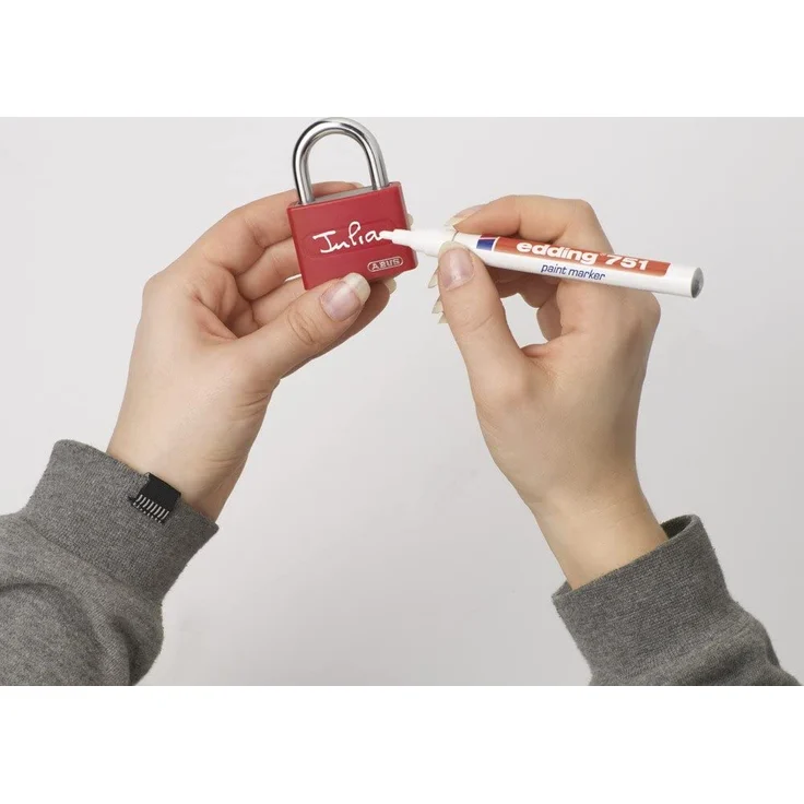 ABUS Aluminium-Vorhangschloss myLock T65AL-40, lila, 50869 – Bild 2
