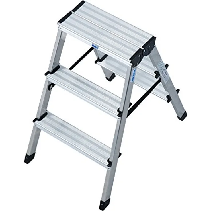 KRAUSE Doppelleiter Dopplo, 2 x 3 Stufen, 120328
