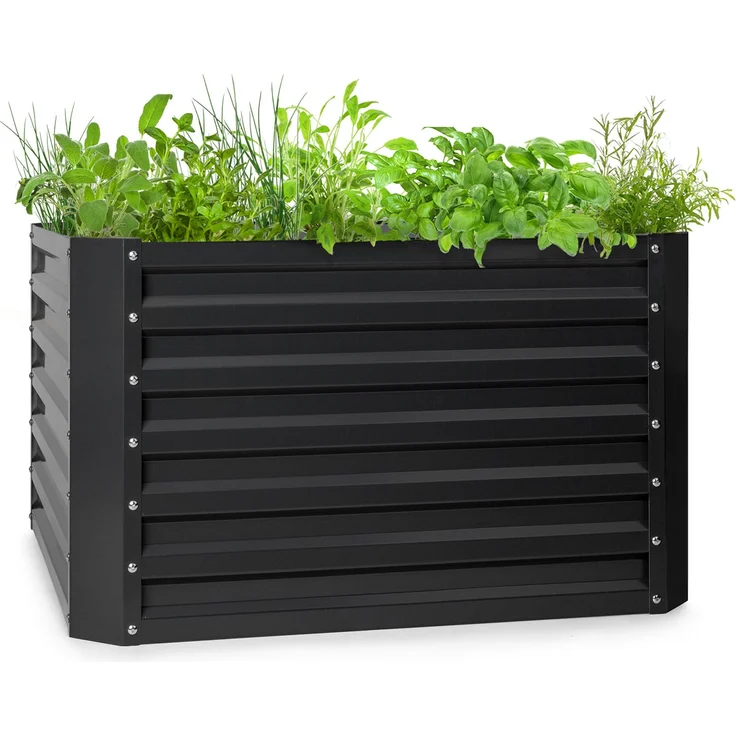 High Grow Straight Hochbeet 100x60x100cm 600l Stahl Anthrazit – Bild 1