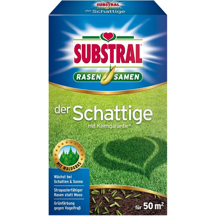 Substral Rasensamen der Schattige 1 kg für 50 m²
