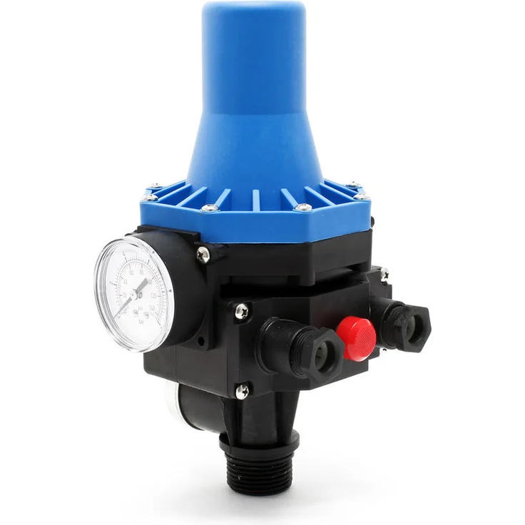 WilTec Druckschalter SKD-3 230V 1-phasig Pumpensteuerung Druckwächter für Hauswasserwerk Brunnenpumpe