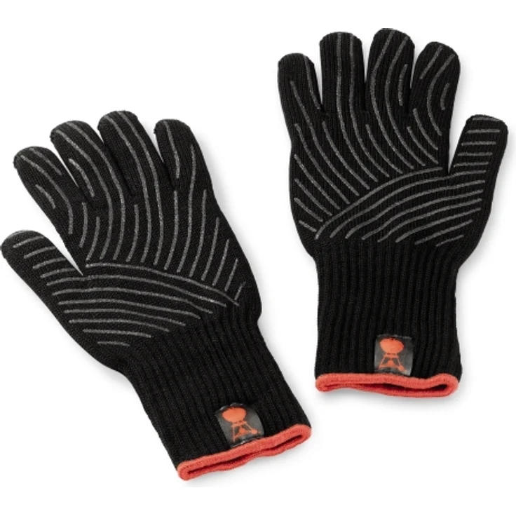 Weber Grillhandschuh-Set 6670 Mit Silikon-Griffflächen, Schwarz, Größe: L/XL – Bild 2