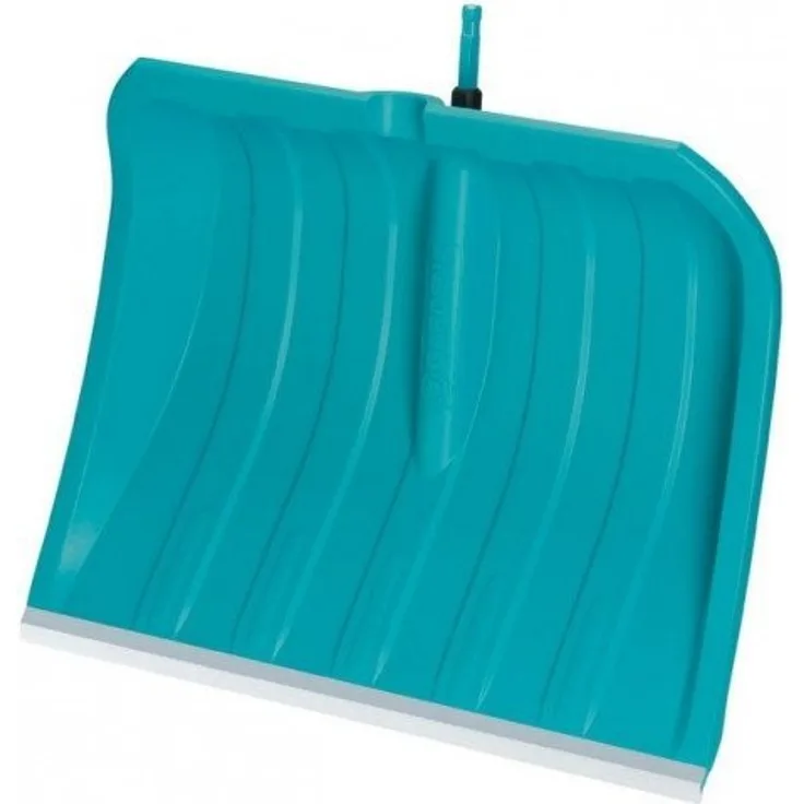 GARDENA Combisystem-Schneeschieber ES 50 (3243-20) Schneeschaufel mit langlebiger Edelstahl-Kante, leichtes Kunststoffblatt, bis -40°C kälteschlagfest, Arbeitsbreite 50 cm