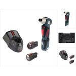 Bosch Professional GWI 12V-5 Akku Winkelschrauber L-Boxx ready + 2x GBA 12 V 3,0 Ah Akku + GAL 1230 CV Schnell Ladegerät