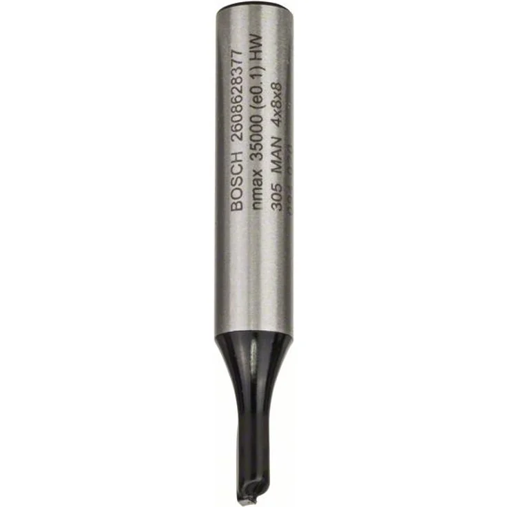 Bosch Professional Nutfräser Standard for Wood (für Holz, Ø 4 mm, Arbeitslänge 8 mm, Zubehör Handfräse) – Bild 1