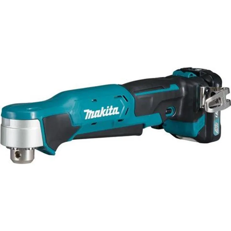 Makita DA332DSYJ 1-Gang-Akku-Winkelbohrmaschine - 10,8 V, Zahnkranzbohrfutter, inkl. 2 Akkus, Ladegerät und Transportkoffer
