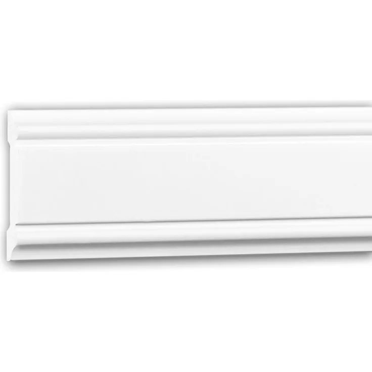 Profhome Decor - Wand- und Friesleiste PROFHOME 151384 Stuckleiste Zierleiste Friesleiste Neo-Klassizismus-Stil weiß 2 m