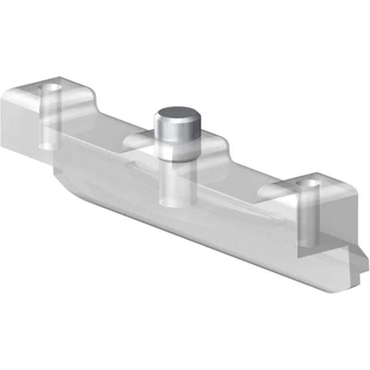 SUPRA Anschlagdämpfer-Aushängesicherung, Glasstärke 8, Kunststoff transparent