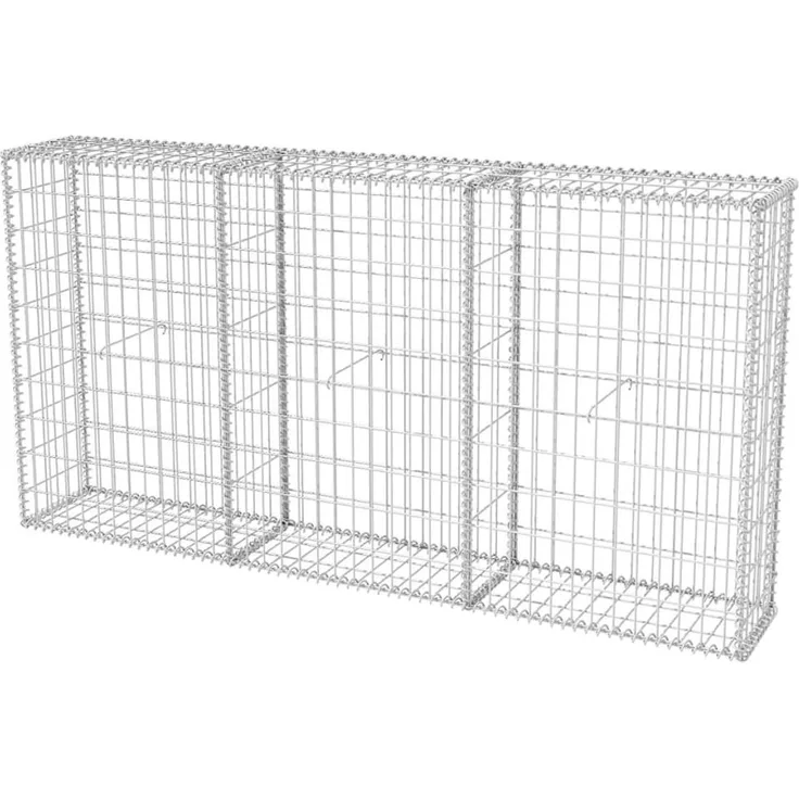 vidaXL Gabionenkorb Stahl 200×30×100 cm - Preisvergleich