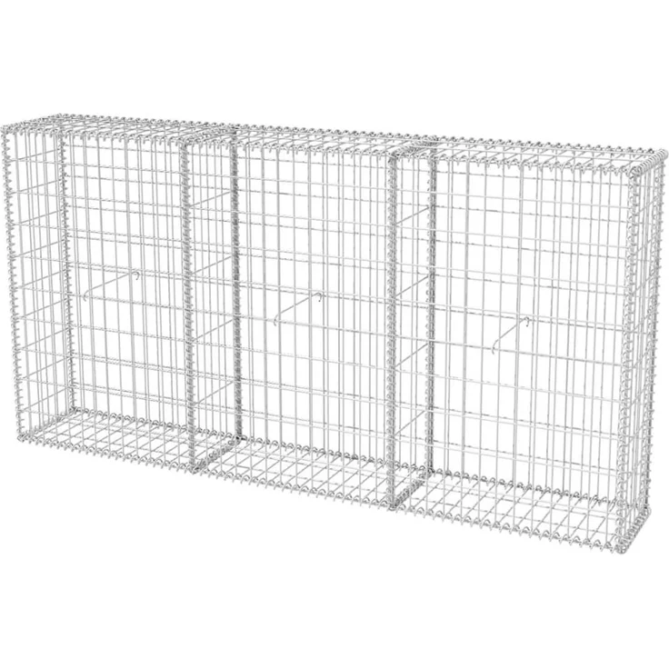 vidaXL Gabionenkorb Stahl 200×30×100 cm - Preisvergleich